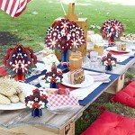 Red, White & Blue Patriotic Party Centerpiece