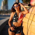 Bulk 90s Style American Flag Sunglasses (10-Pack)