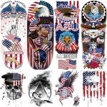 Patriotic Fourth of July Tattoo Sleeve Set