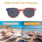 Bulk 90s Style American Flag Sunglasses (10-Pack)