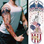 Patriotic Fourth of July Tattoo Sleeve Set