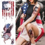 Patriotic Fourth of July Tattoo Sleeve Set