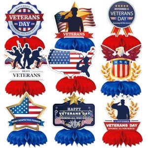 Veterans Day Table Decorations - Patriotic Centerpieces