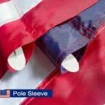 Durable USA Flag Pole Sleeve 3x5 Ft