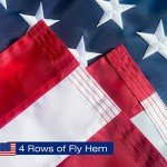 Durable USA Flag Pole Sleeve 3x5 Ft