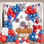 Red, White & Blue Balloon Garland Kit
