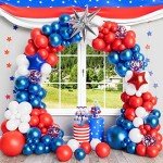 Red, White & Blue Balloon Garland Kit