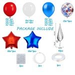 Red, White & Blue Balloon Garland Kit