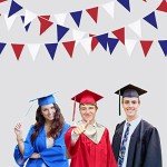 32ft Red, White, and Blue Pennant Banner Decor