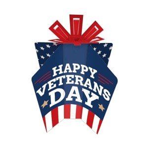 Veterans Day Patriotic Table Decorations - 10 Count