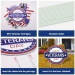 Veterans Day Yard Signs – 8 Piece Set