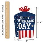 Veterans Day Patriotic Table Decorations - 10 Count