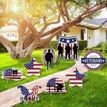 Veterans Day Yard Signs – 8 Piece Set