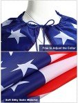 USA Flag Cape with Retro Sunglasses & Headband