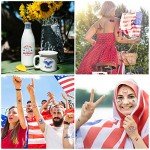 60 Patriotic Temporary Tattoos for Independence Day