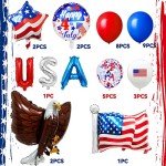 36-Piece Patriotic 4th of July Balloon Set