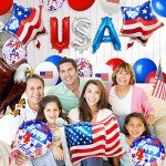 36-Piece Patriotic 4th of July Balloon Set