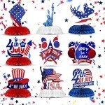 9-Piece 4th of July Patriotic Table Decorations