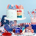 9-Piece 4th of July Patriotic Table Decorations