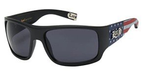 USA Flag Sport Wrap Sunglasses for Patriotic Vibes