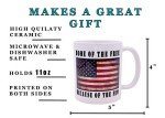 Funny USA Flag Coffee Mug - Patriotic Gift