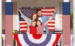 American Flag Hanging Banners for 4th of July