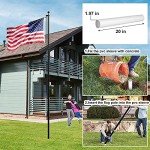 20 FT Heavy Duty In-Ground Flagpole Kit