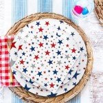 96-Piece Patriotic Party Tableware Set for Holidays