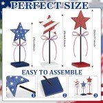 Rustic Wooden Star Set for Patriotic Decor