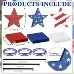 Rustic Wooden Star Set for Patriotic Decor