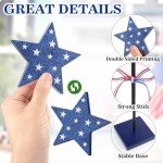 Rustic Wooden Star Set for Patriotic Decor