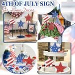 Rustic Wooden Star Set for Patriotic Decor