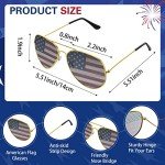 12 Pack American Flag Sunglasses for Holidays