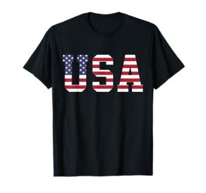 Patriotic USA Flag 4th of July T-Shirt
