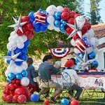 Red, White & Blue Balloon Garland Arch Kit