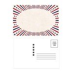 Patriotic Election Postcards - 100 Red, White & Blue