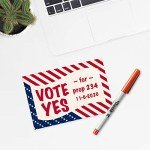 Patriotic Election Postcards - 100 Red, White & Blue