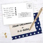 Patriotic Election Postcards - 100 Red, White & Blue