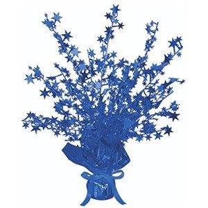 Blue Star Gleam 'N Burst Centerpiece - 15-Inch