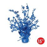 Blue Star Gleam 'N Burst Centerpiece - 15-Inch