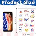 64PCS Patriotic Temporary Tattoos for Veterans Day