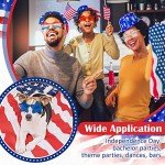 12-Pack Star-Shaped Glasses for Patriotic Celebrations