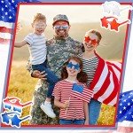12-Pack Star-Shaped Glasses for Patriotic Celebrations