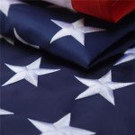 Durable 3x5 American Flag with Embroidered Stars