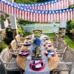 Red, White, and Blue Foil Fringe Garland Set