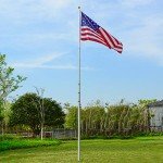 Telescoping Flag Pole Kit with American Flag