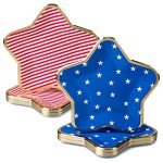 Star-Shaped 4th of July Party Paper Plates