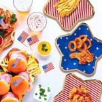Star-Shaped 4th of July Party Paper Plates