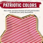Star-Shaped 4th of July Party Paper Plates