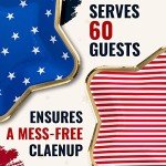 Star-Shaped 4th of July Party Paper Plates